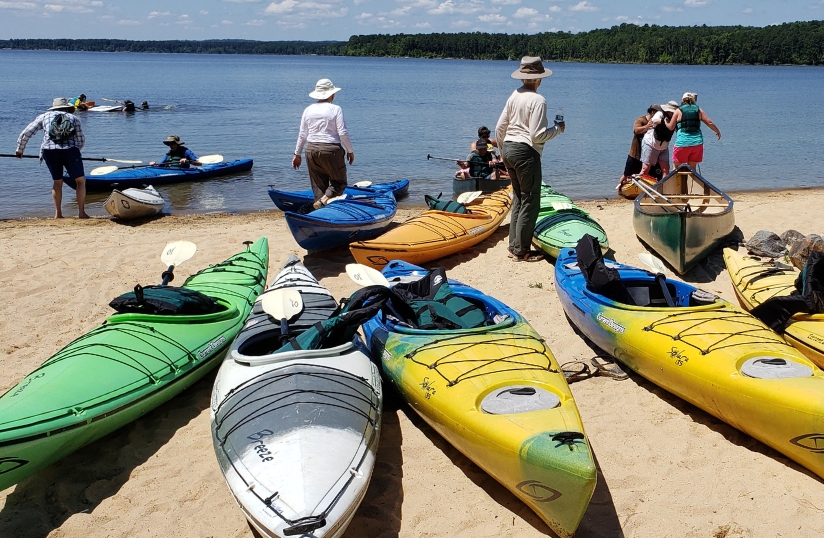 Retirees finding purpose through kayaking, a new hobby.
